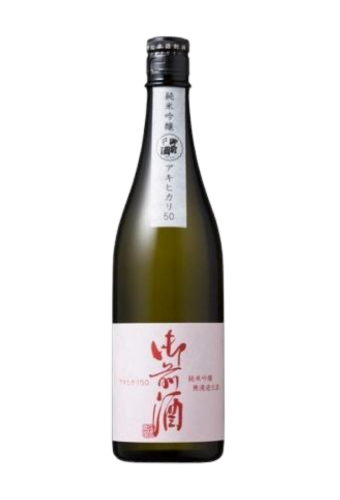 "Rượu Sake GOZENZAKE JUNMAI GINJO AKIHIKARI 50 UNFILTERED NAMAZAKE (720ml)