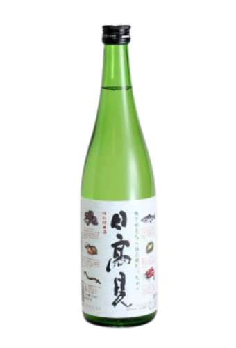 Rượu Sake HIDAKAMI TOKUBETSU JUNMAI FISH LABEL  (720ml)