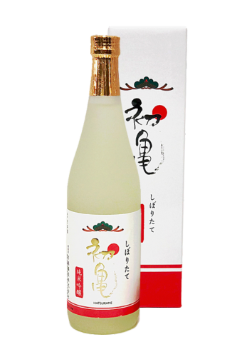 Rượu Sake HATSUKAME JUNMAI GINJO SHIBORITATE NAMA (720ml)