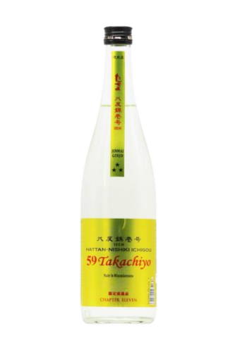 Rượu Sake TAKACHIYO 59 JUNMAI GINJO HATTANISHIKI NO. 1 NAMA  (720ml)