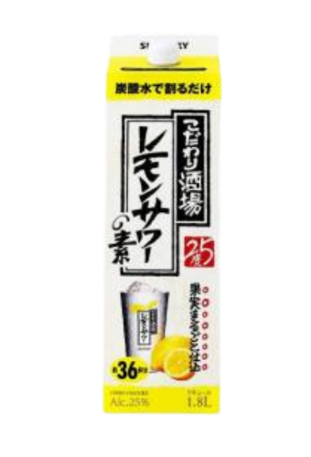 Rượu Mùi SUNTORY IZAKAYA'S LEMON SOUR ORIGINAL 25% (1800ml)