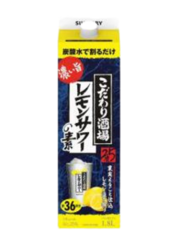 Rượu Mùi SUNTORY IZAKAYA'S LEMON SOUR, 25% CONCENTRATE, STRONG FLAVOR (1800ml)